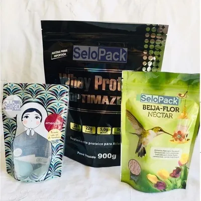 Embalagem Metalizada Com Zip