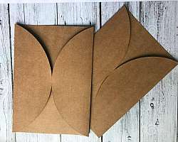 Envelope para convite kraft Envelope para convite kraft