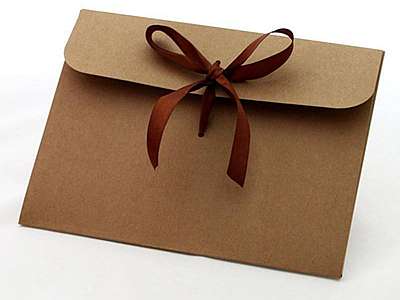Envelope para convite kraft Envelope para convite kraft