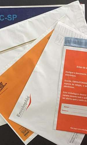 Envelope de plástico Envelope de plástico