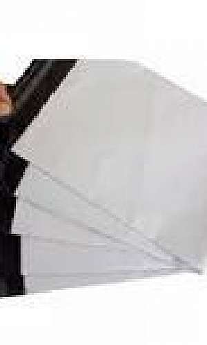 Envelope plástico inviolável	 Envelope plástico inviolável