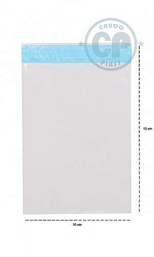 Envelope plástico transparente com aba adesiva Envelope plástico transparente com aba adesiva